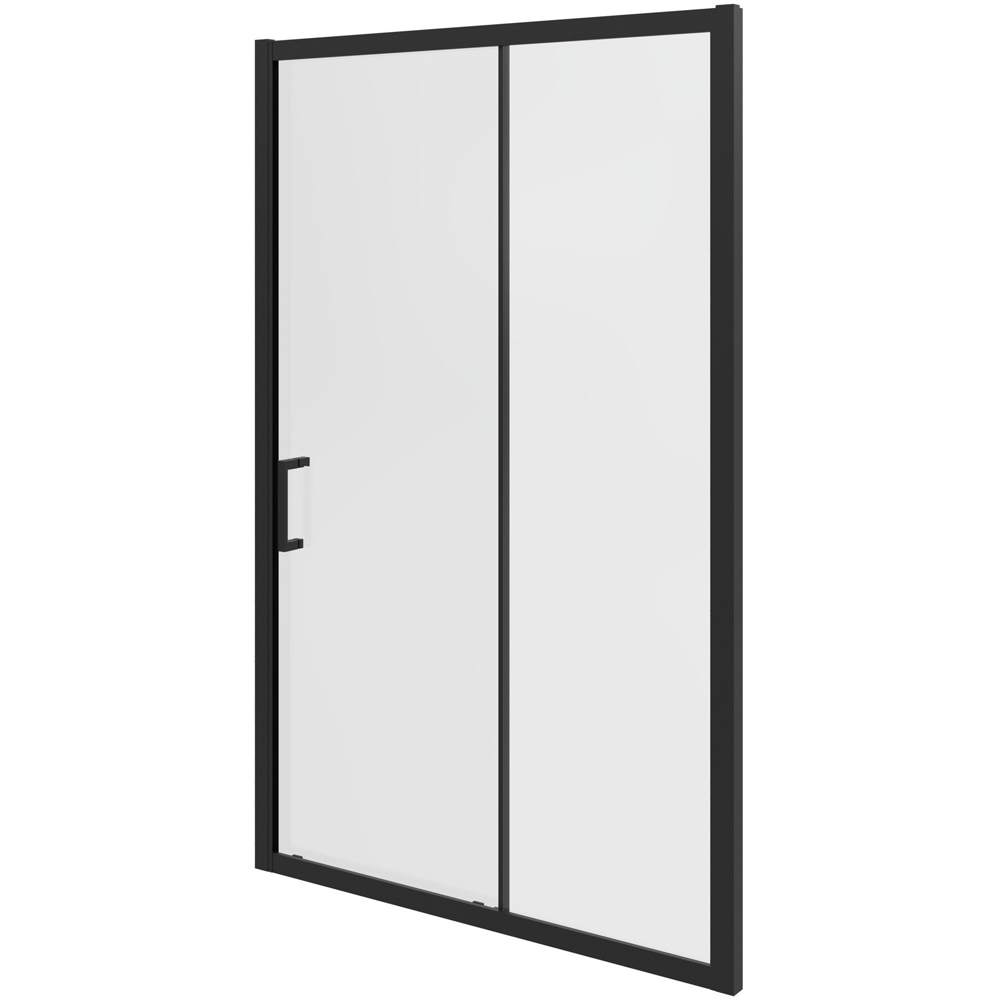 Bathstore Atlantis Black Sliding Door 1400mm Image 4