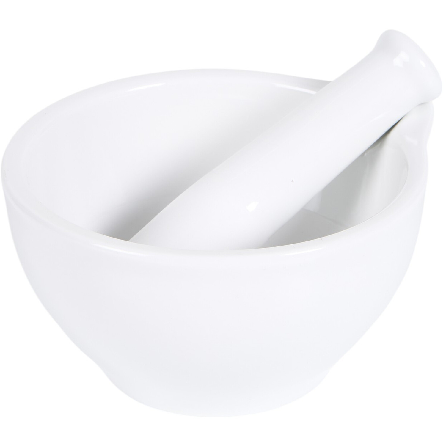 White Pestle and Mortar - White Image 1
