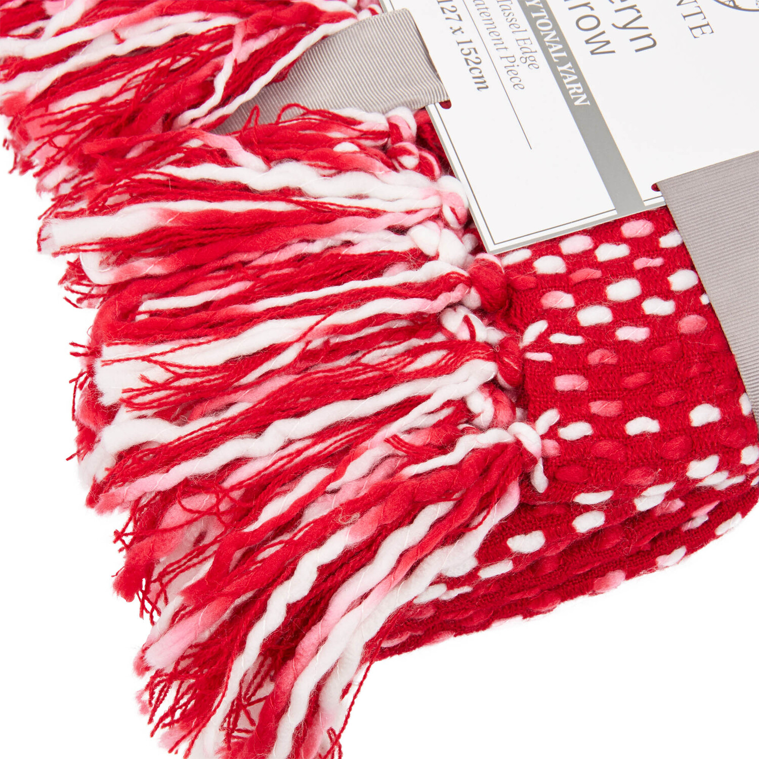 Divante Aderyn Woven Throw - Red Image 3