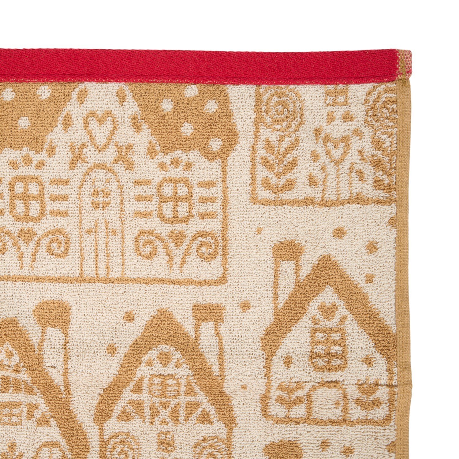 Gingerbread Houses Towel Brown 80cm Image 5