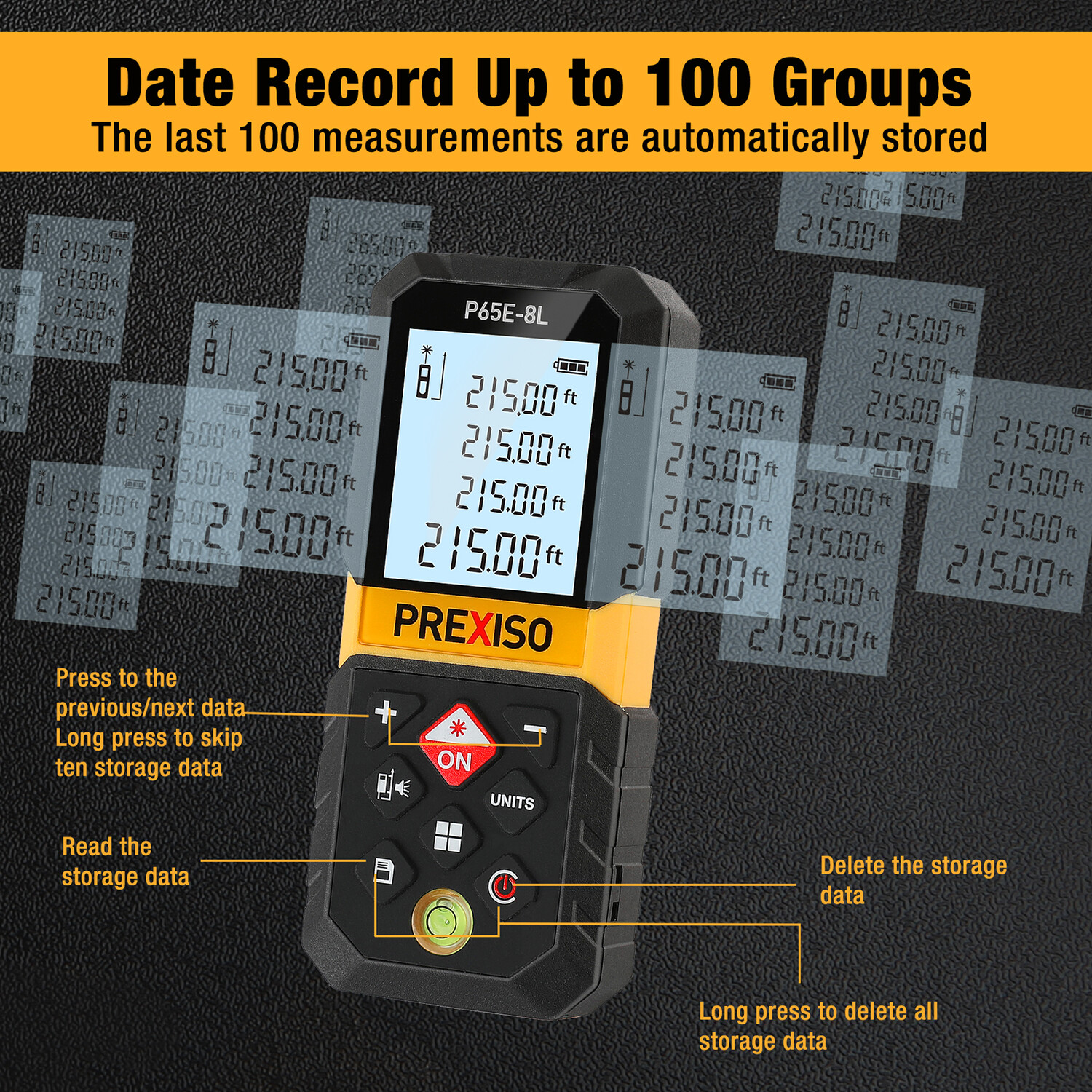 Prexiso Laser Distance Measure Image 9