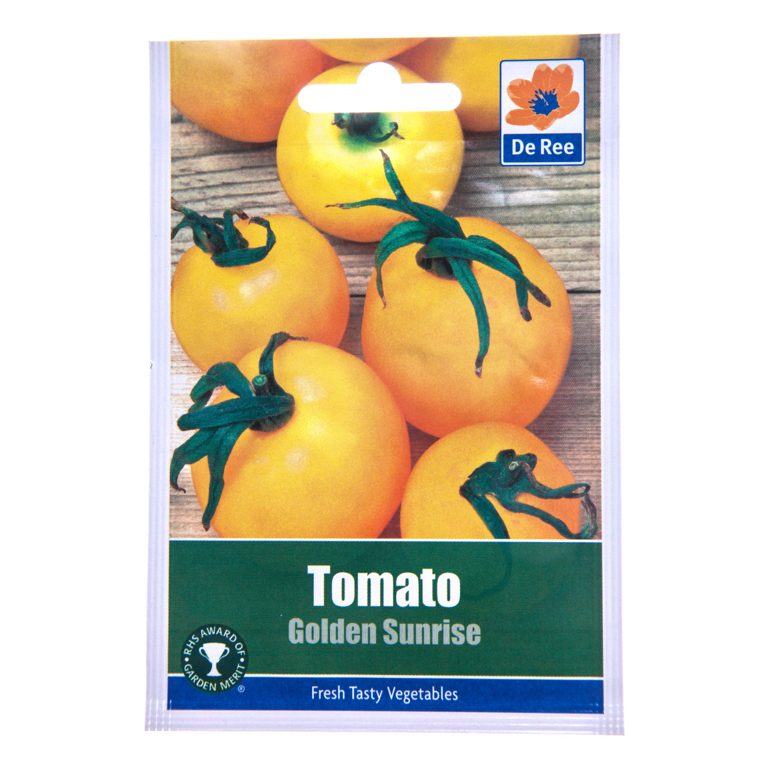 Golden Sunrise Tomato Seed Packet Image