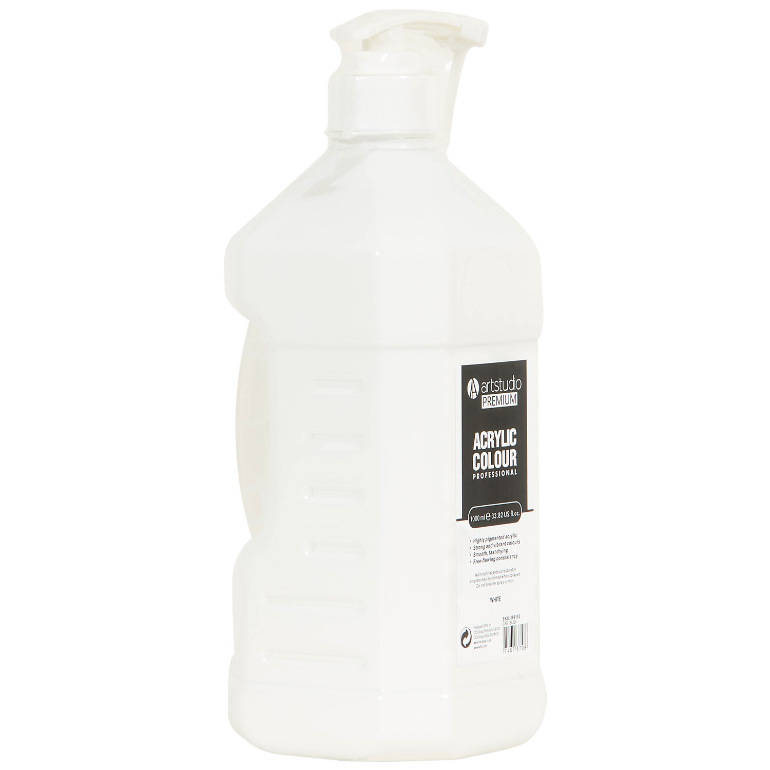 Art Studio Premium Paint 1L - White Image 2