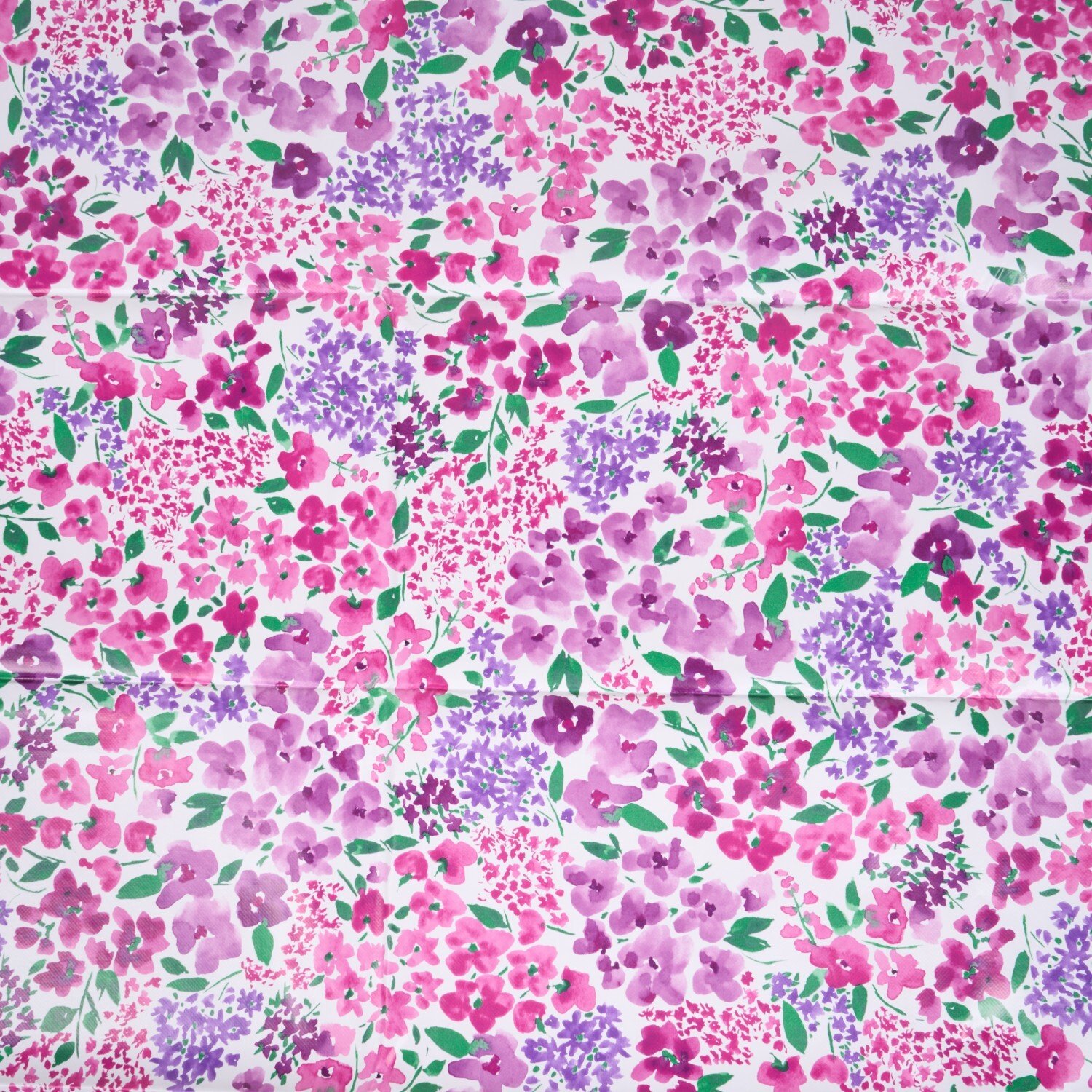 Ditsy Wipe Clean Tablecloth Purple Image 3