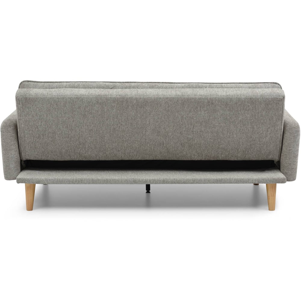 Shankar Cosy Rest 3 Seater Natural Chenille Effect Sofa Bed Image 3
