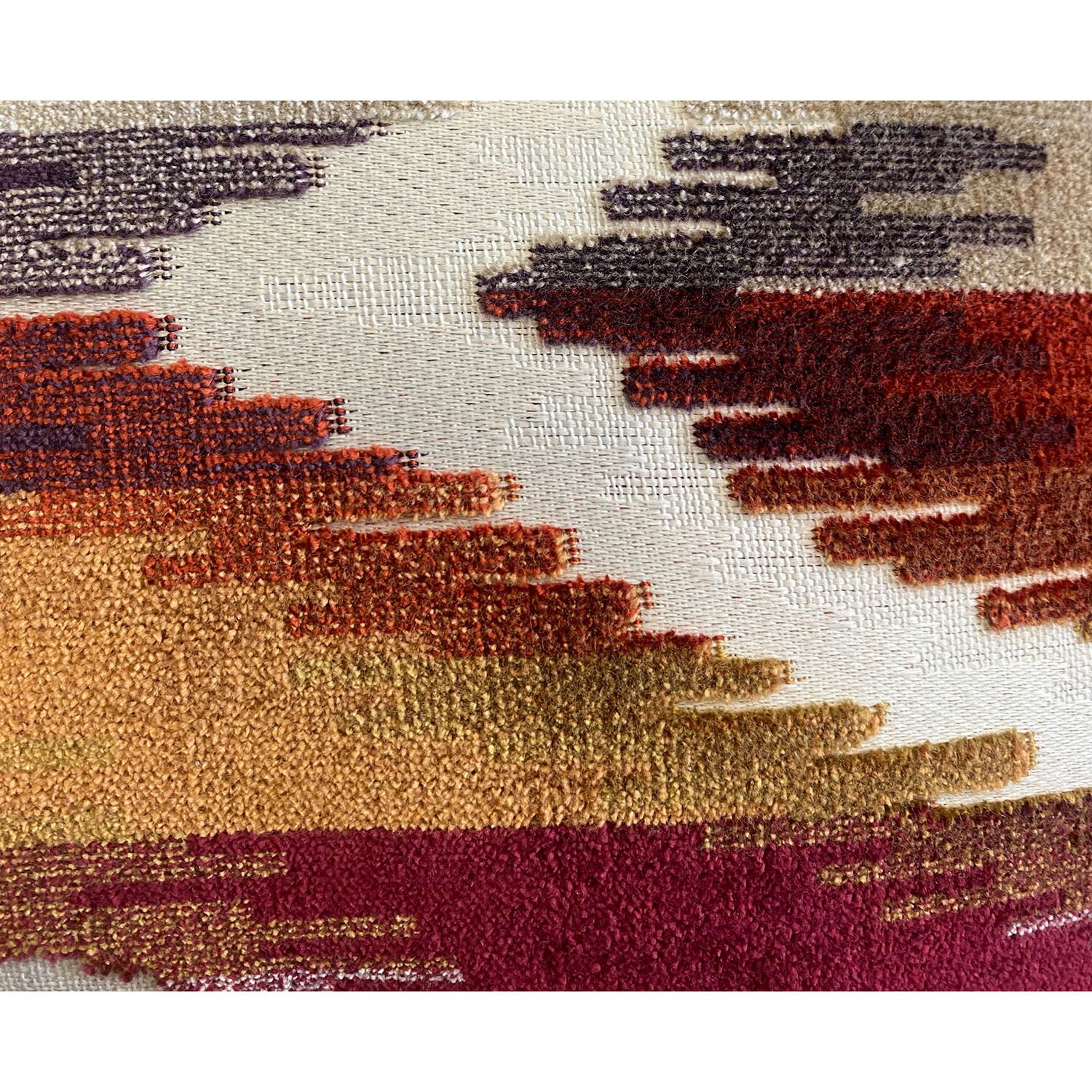 Adeline Abstract Cushion - Biscuit Image 2