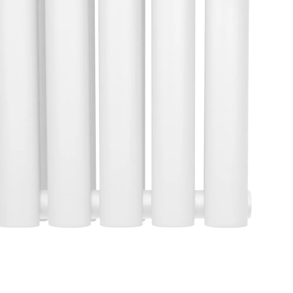 Monster Shop 2648BTU White Oval Column Radiator 600 x 600mm Image 5