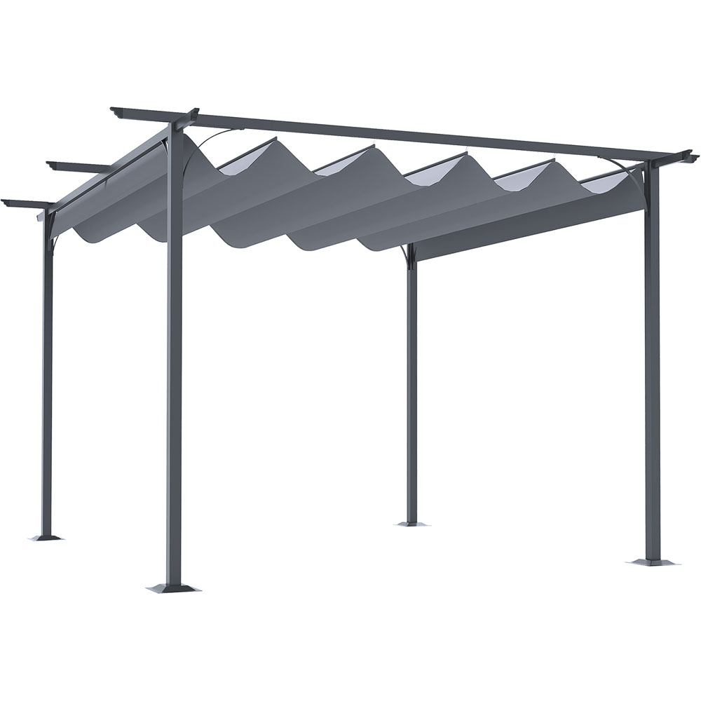 Outsunny 3.5M X 3.5M Metal Pergola Image 2