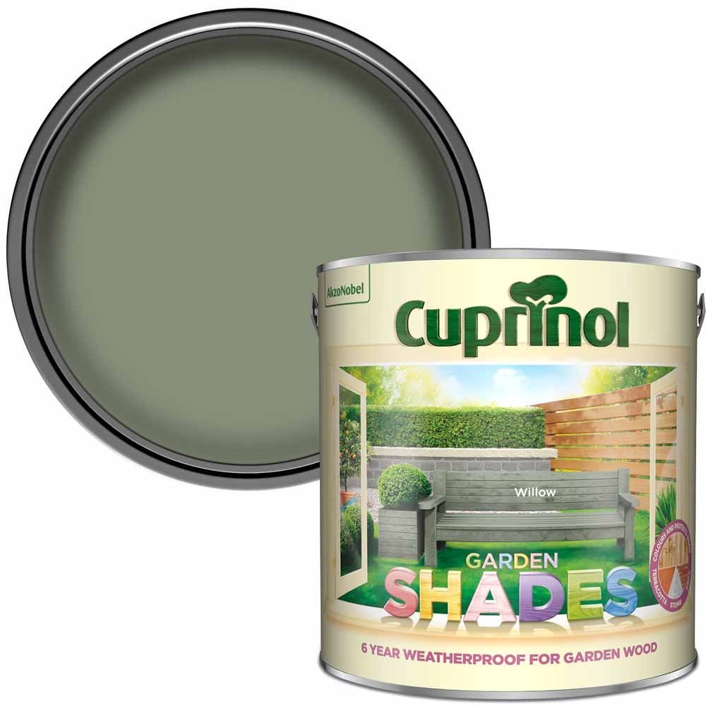 Cuprinol Garden Shades Willow Exterior Paint 2.5L Image 1