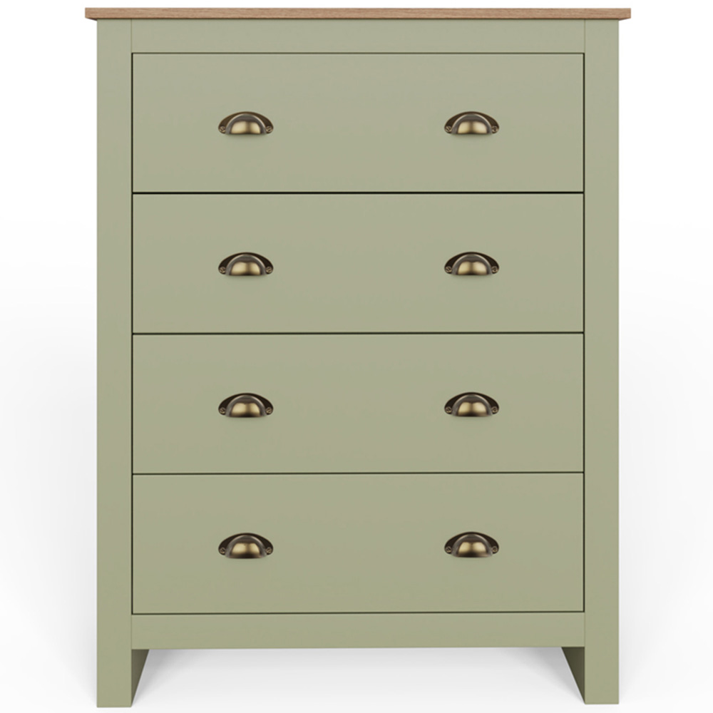 GFW Lancaster Sage Green 3 Piece Bedroom Furniture Set Image 5