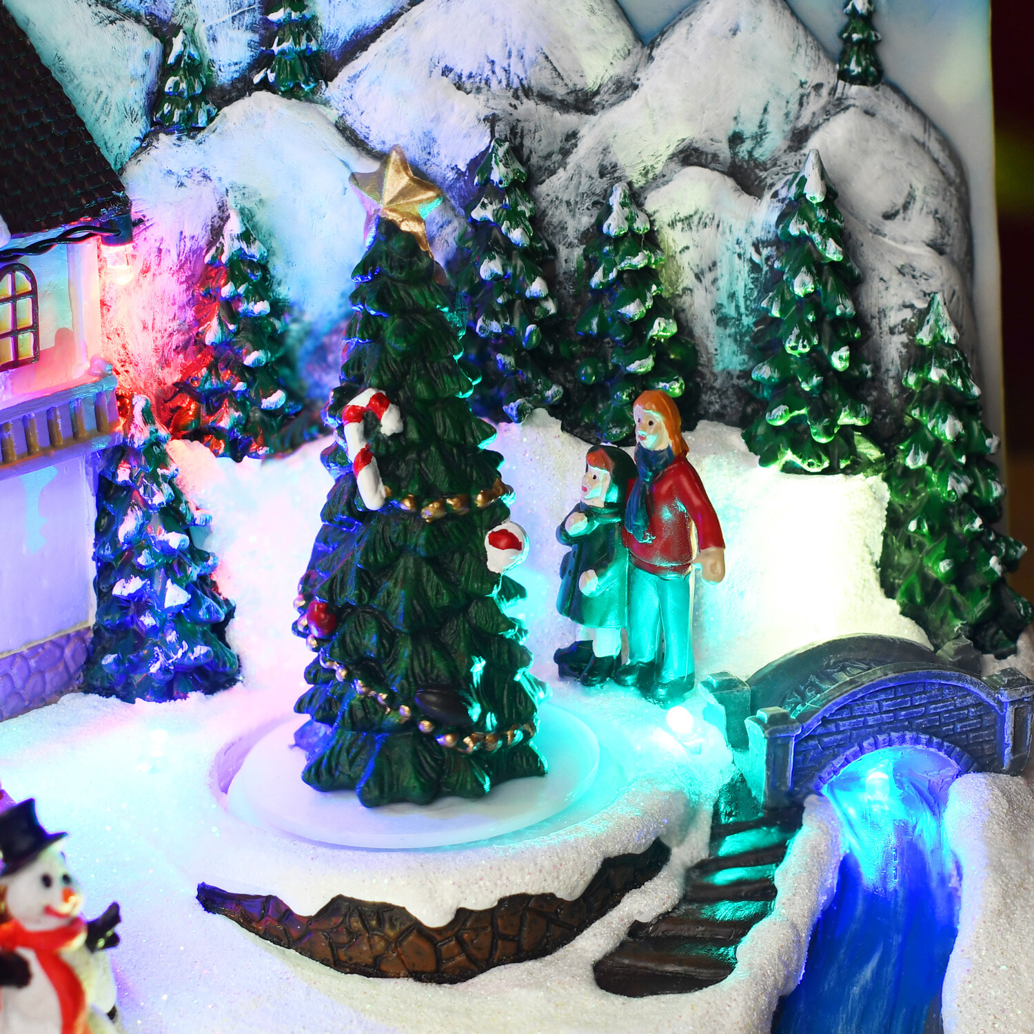 Festive Village Library Decoration Image 8
