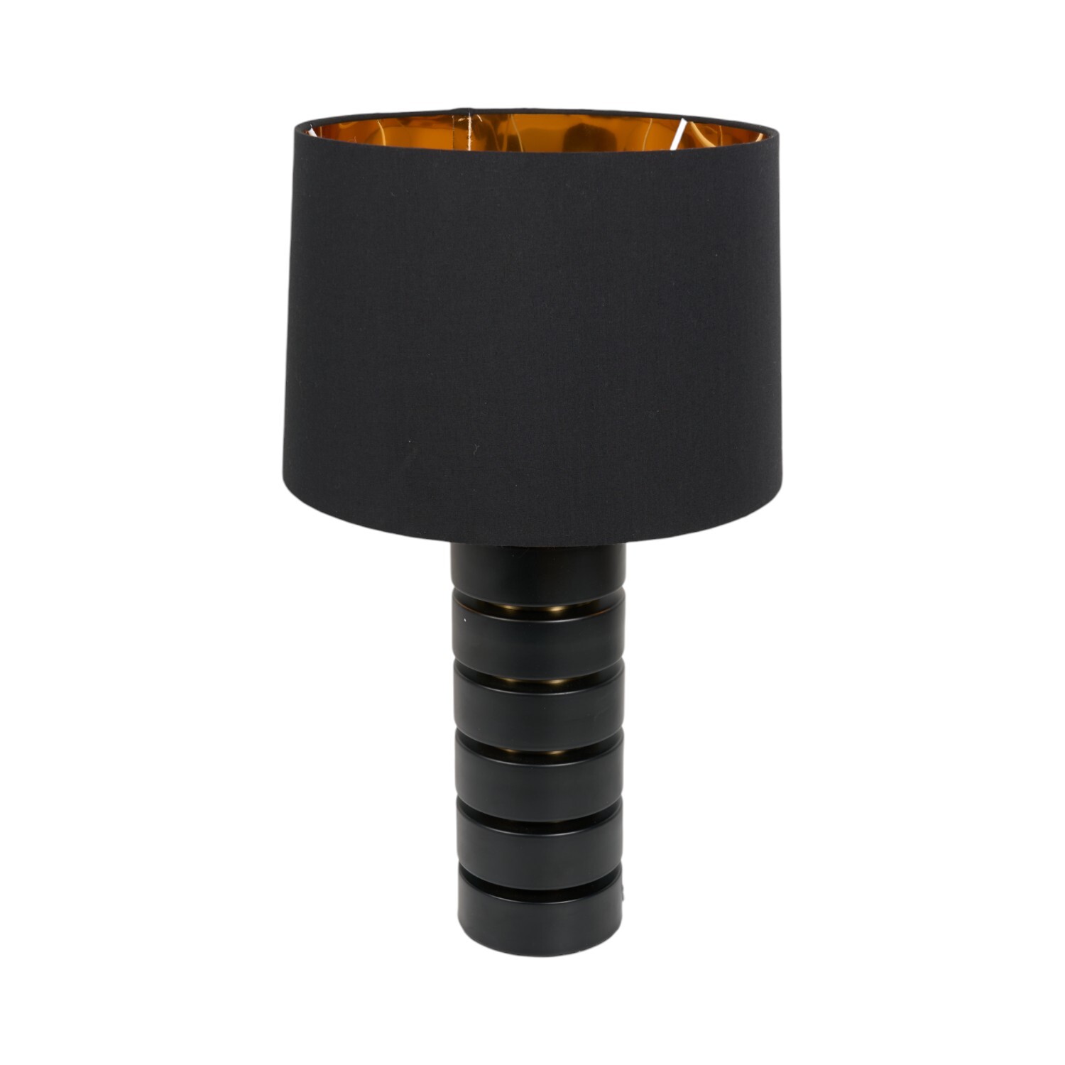 Kai Table Lamp Black and Brass Image 2