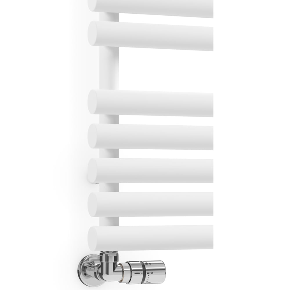 Terma Rolo Towel 1592BTU White Heated Towel Rail 755 x 520mm Image 5