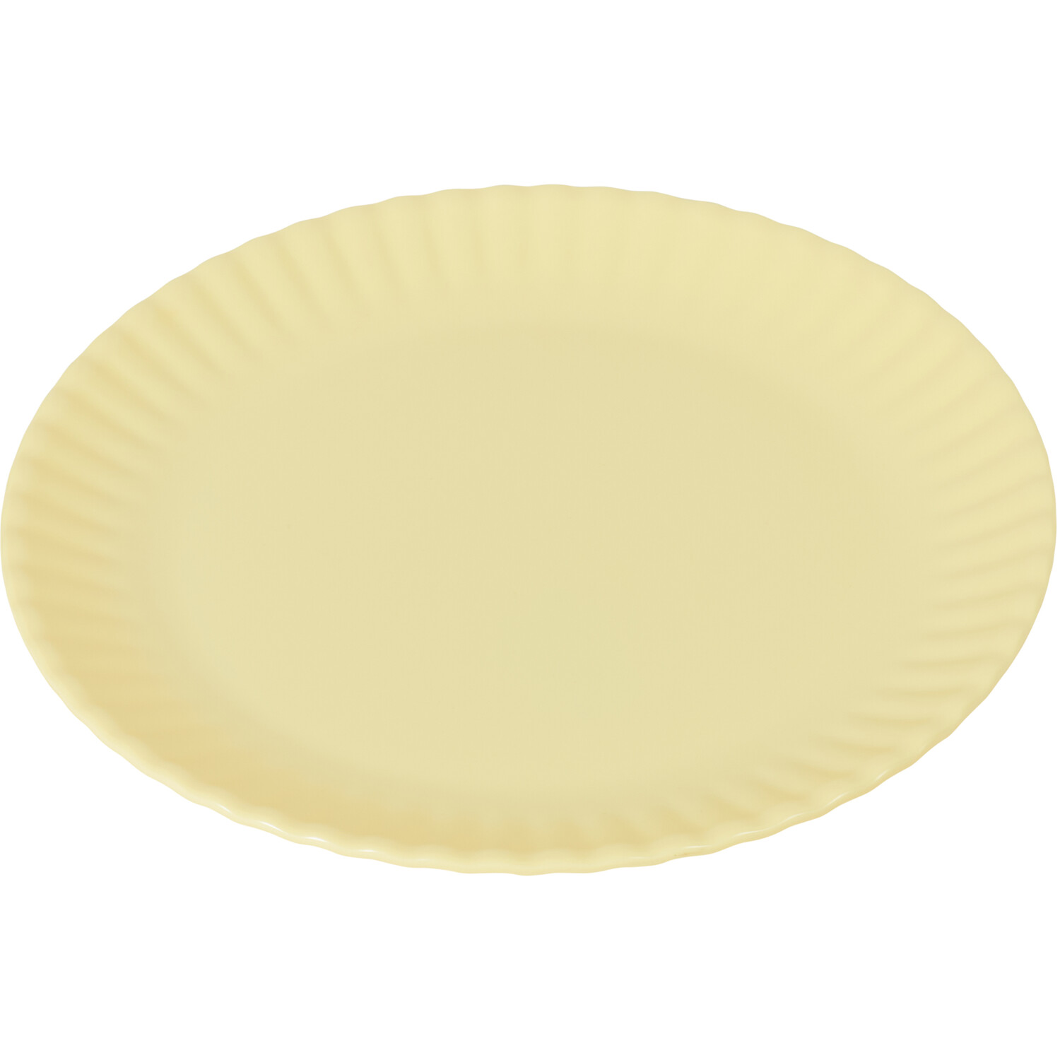 Flower Market Scalloped Plate Dinner Plate Image 5