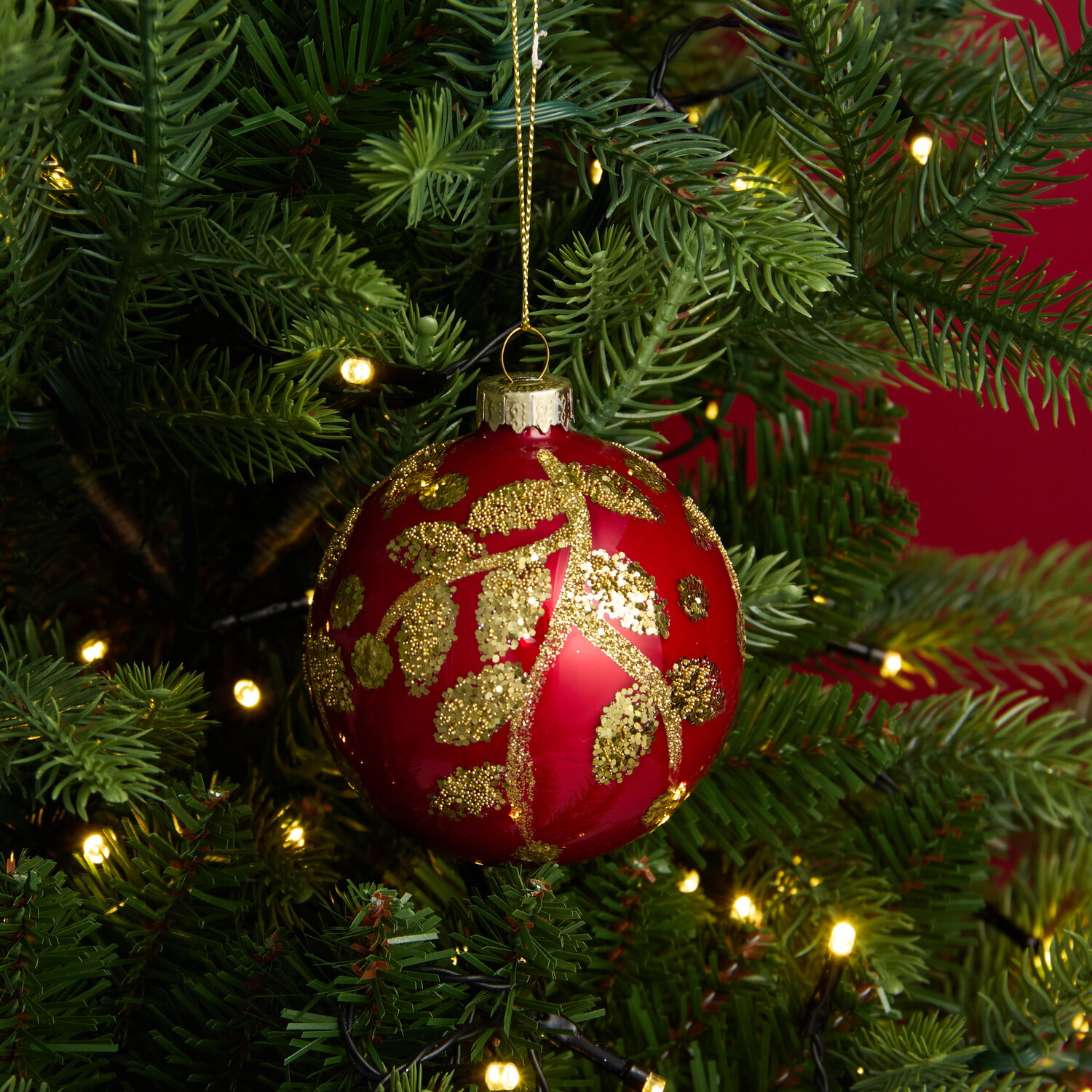 Glitter Detailed Bauble Image 3