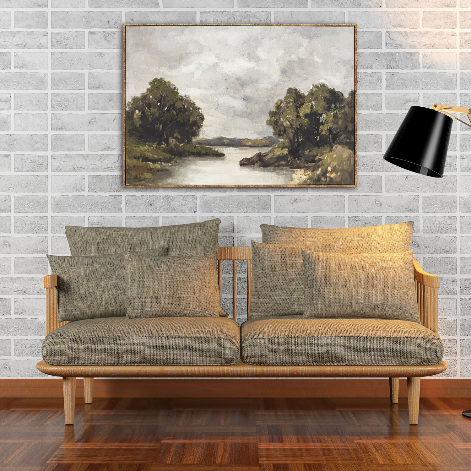 Idyllic Country Scene Framed Art Image 9
