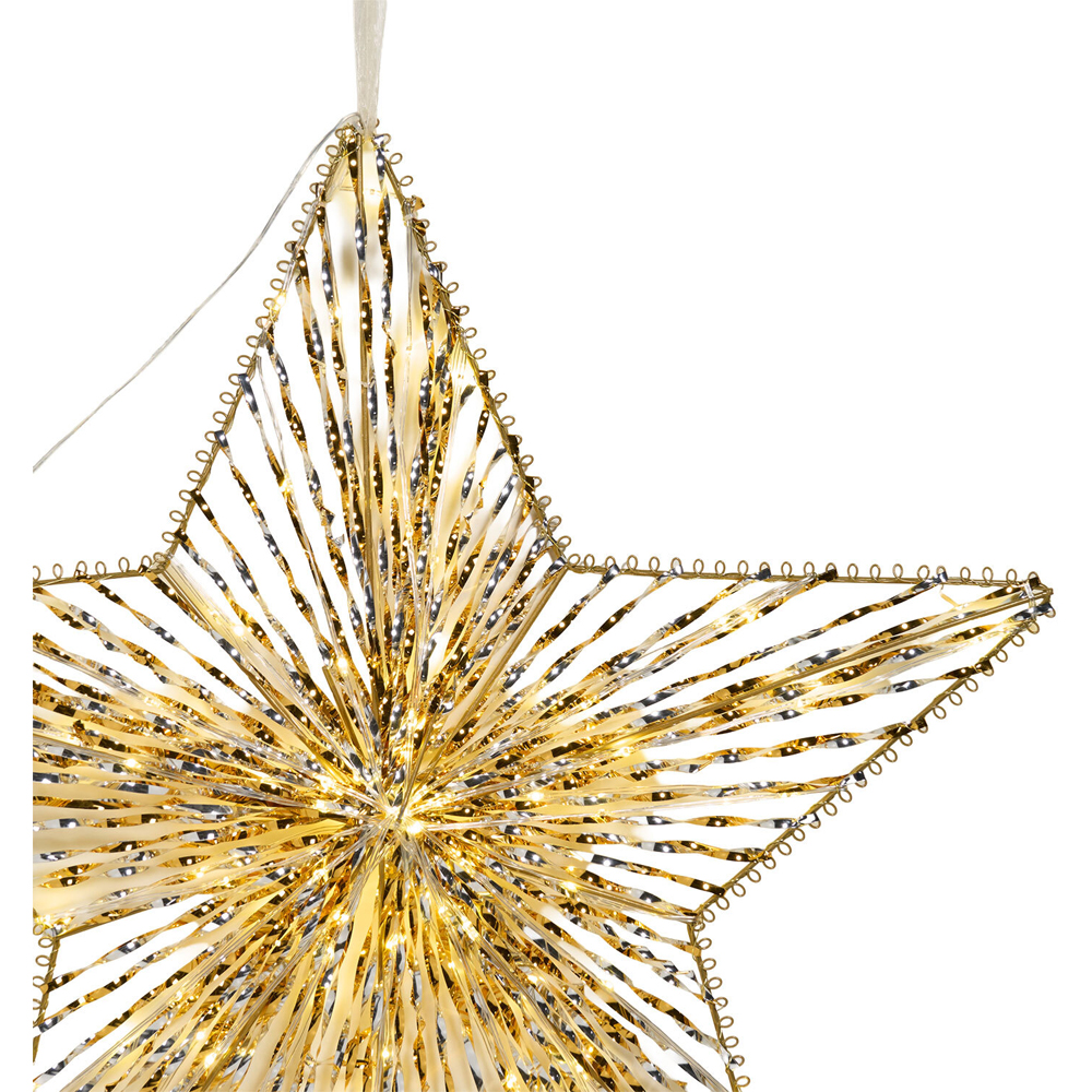 Twinkling Warm White LED Star Image 3
