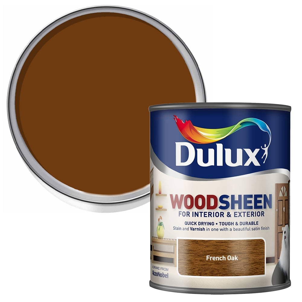 Dulux French Oak Woodsheen Varnish 250ml Image 2