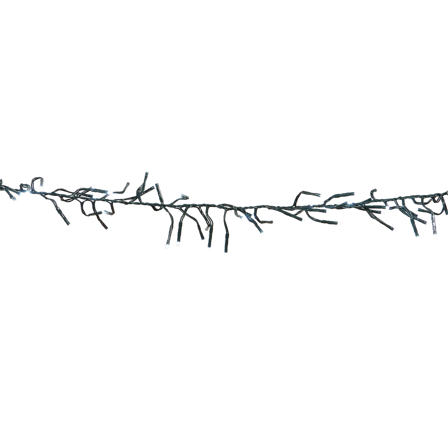 1000 Cluster LED Lights Ice White - White Image 5