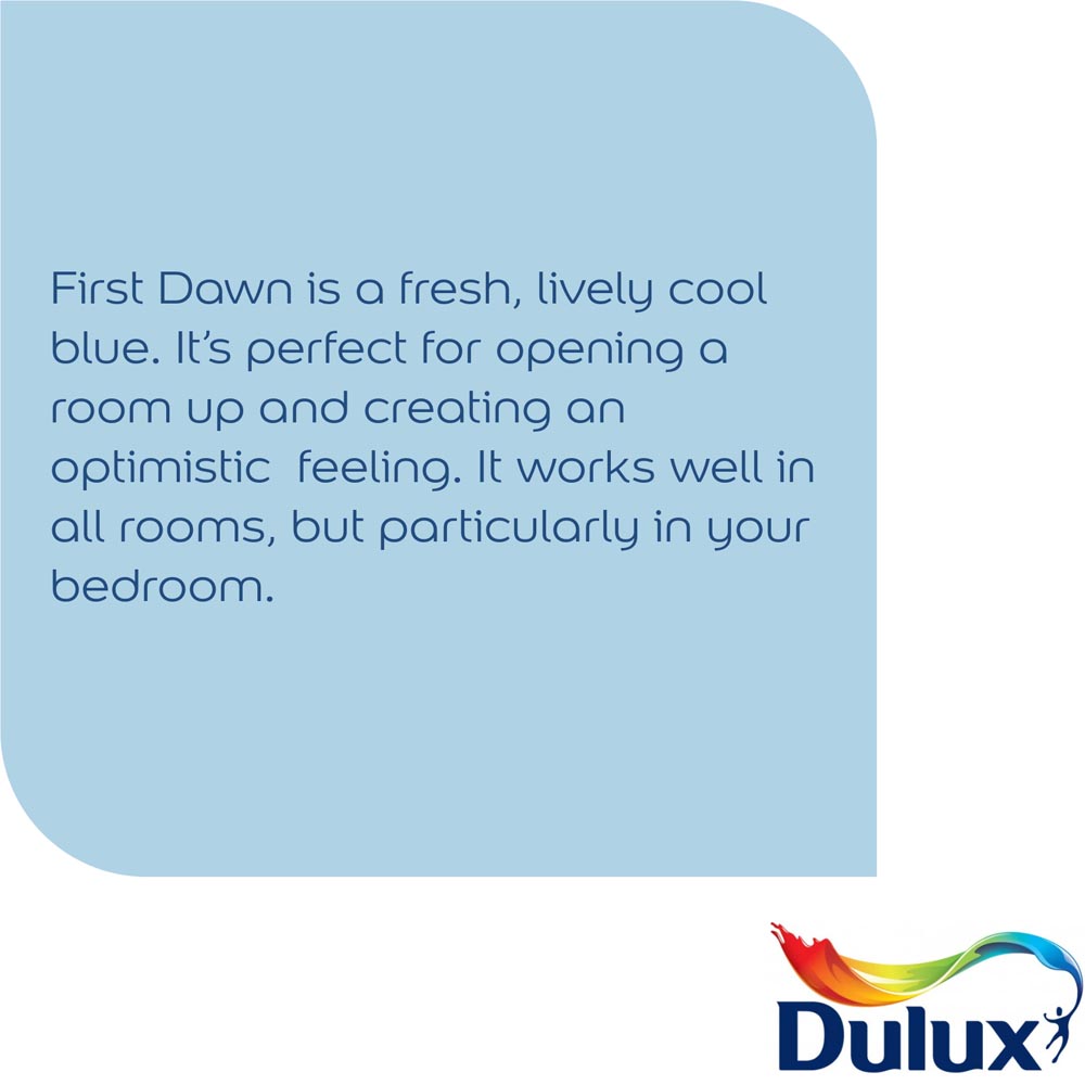 Dulux Walls & Ceilings First Dawn Matt Emulsion Paint 2.5L Image 5