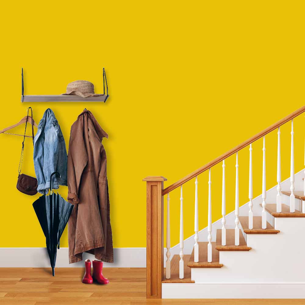 Wilko Tough & Washable Lemon Pop Emulsion Paint 2.5L Image 4