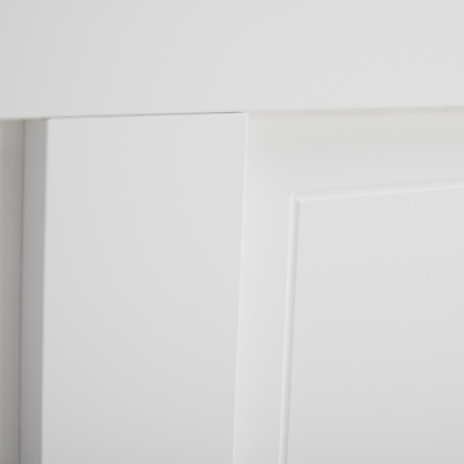 Shaker Style Radiator Cabinet White Mini Image 8