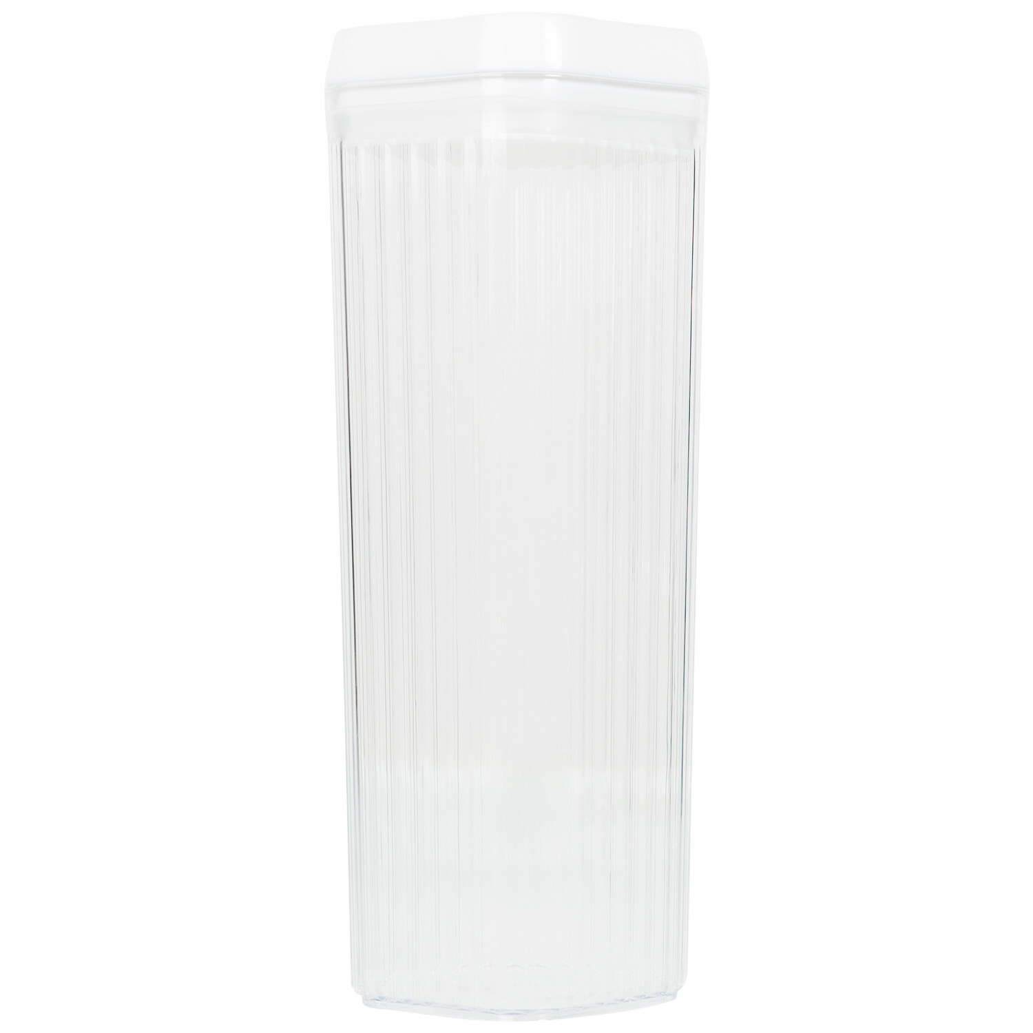 Ribbed Airtight Food Container - Clear / 2l Image 4