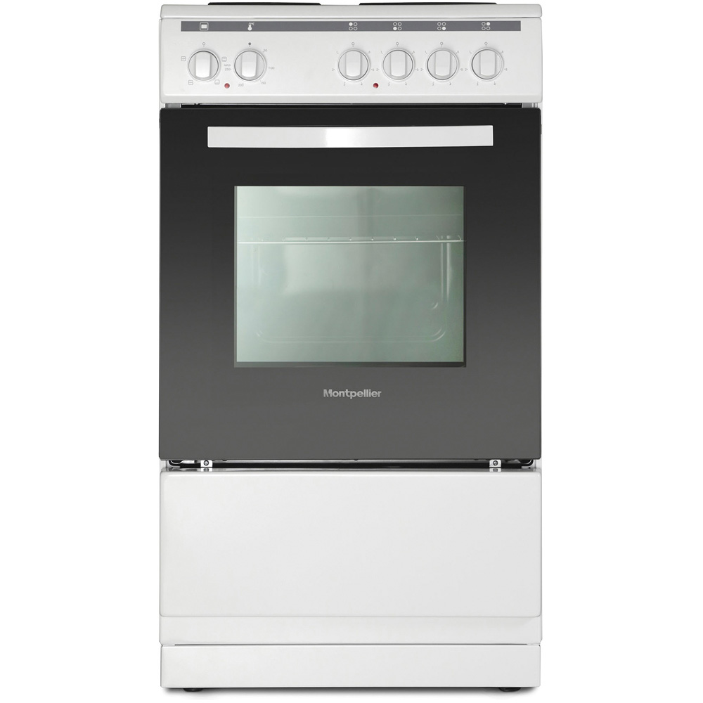 Montpellier MSE46W 50cm White 55L Electric Cooker Image 2