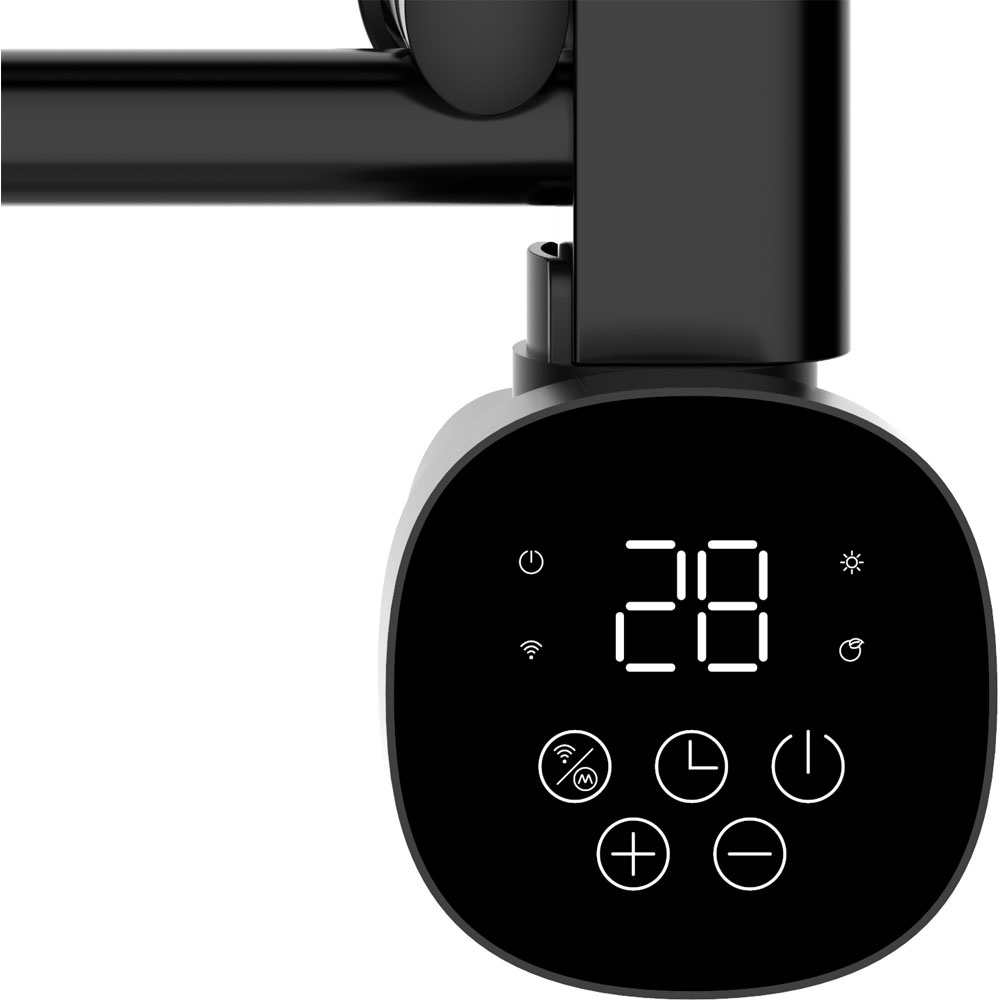 TCP Smart Black Wi-Fi Electric Towel Radiator 500W Image 5