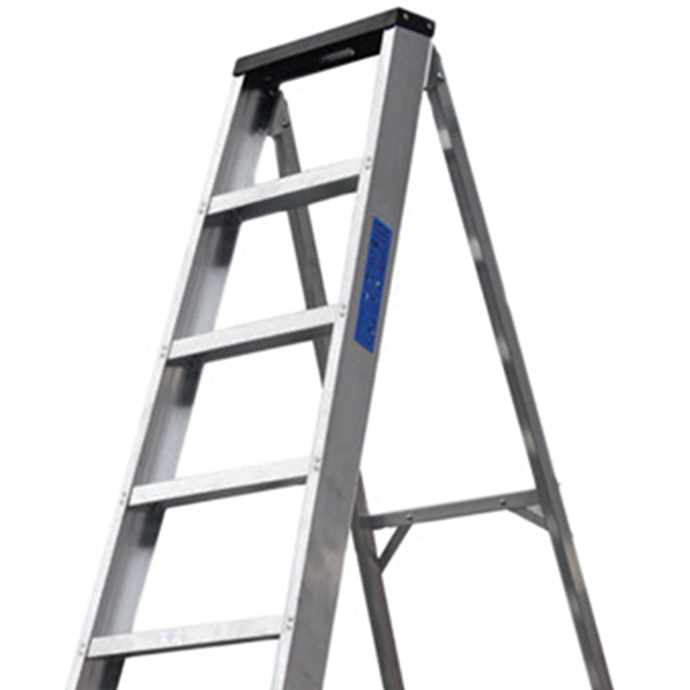 Lyte Ladders & Towers Professional Aluminium 12 Tread Swingback Step Ladder with Tool Tray Image 2