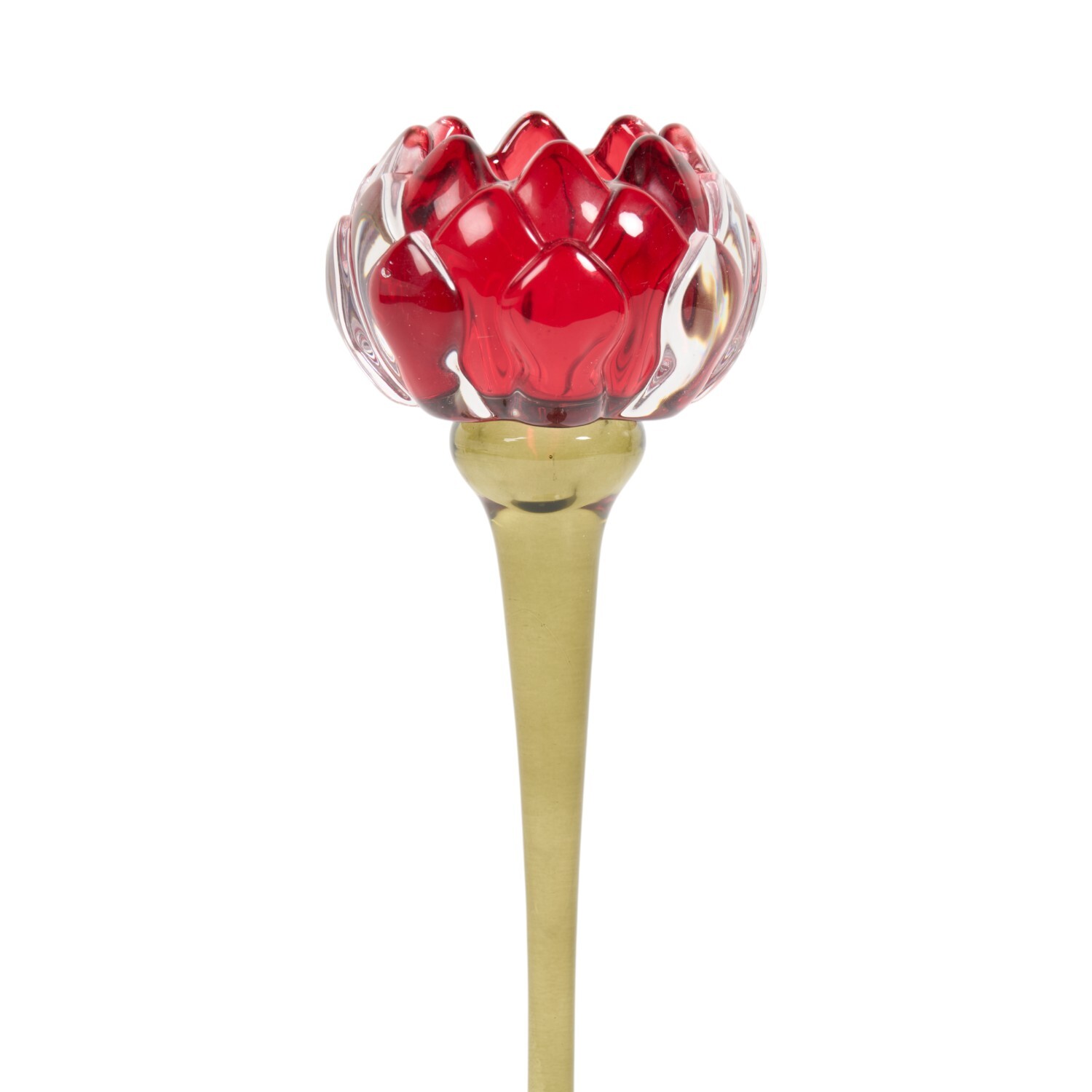 Tall Floral Candle Holder Image 2