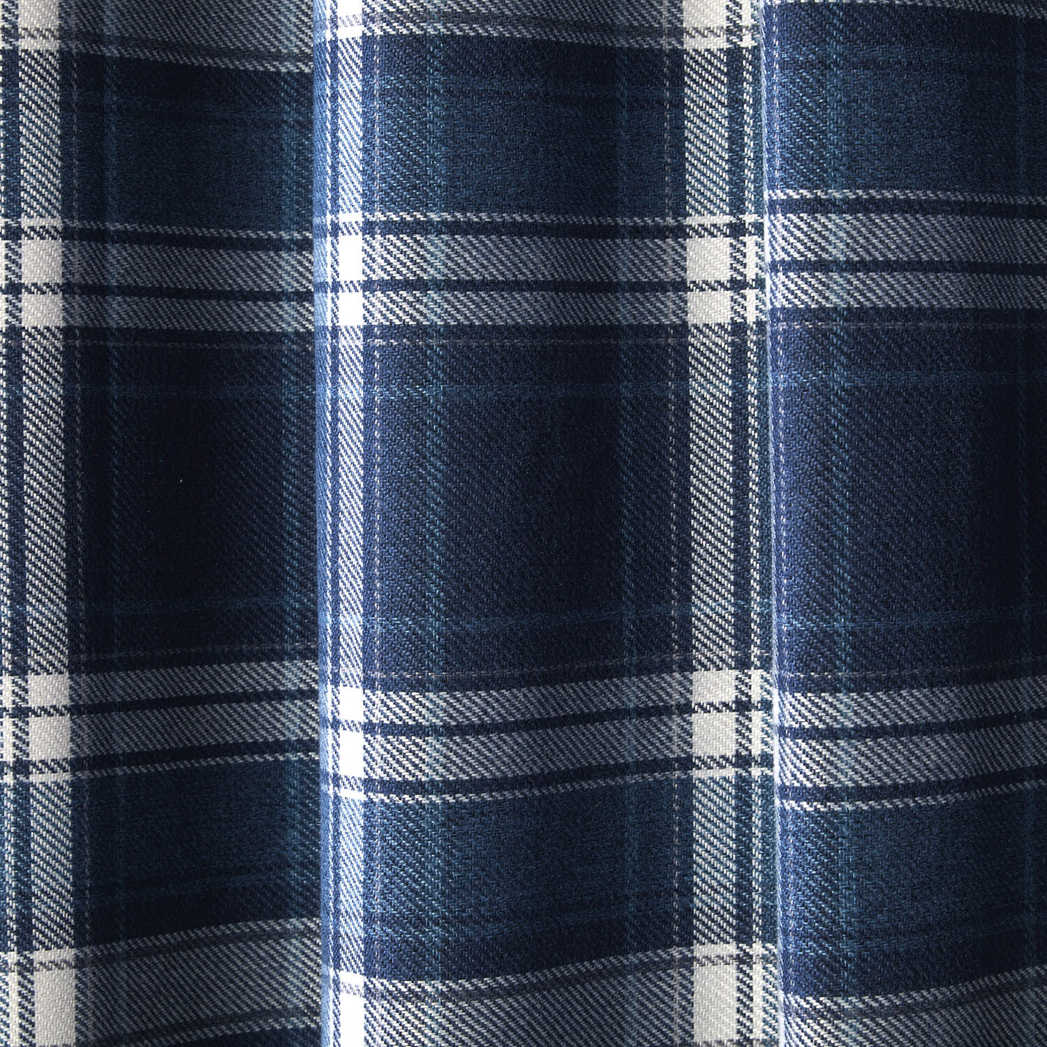 Hatfield Check Blackout Curtain - Navy / 168cm / 183cm Image 5