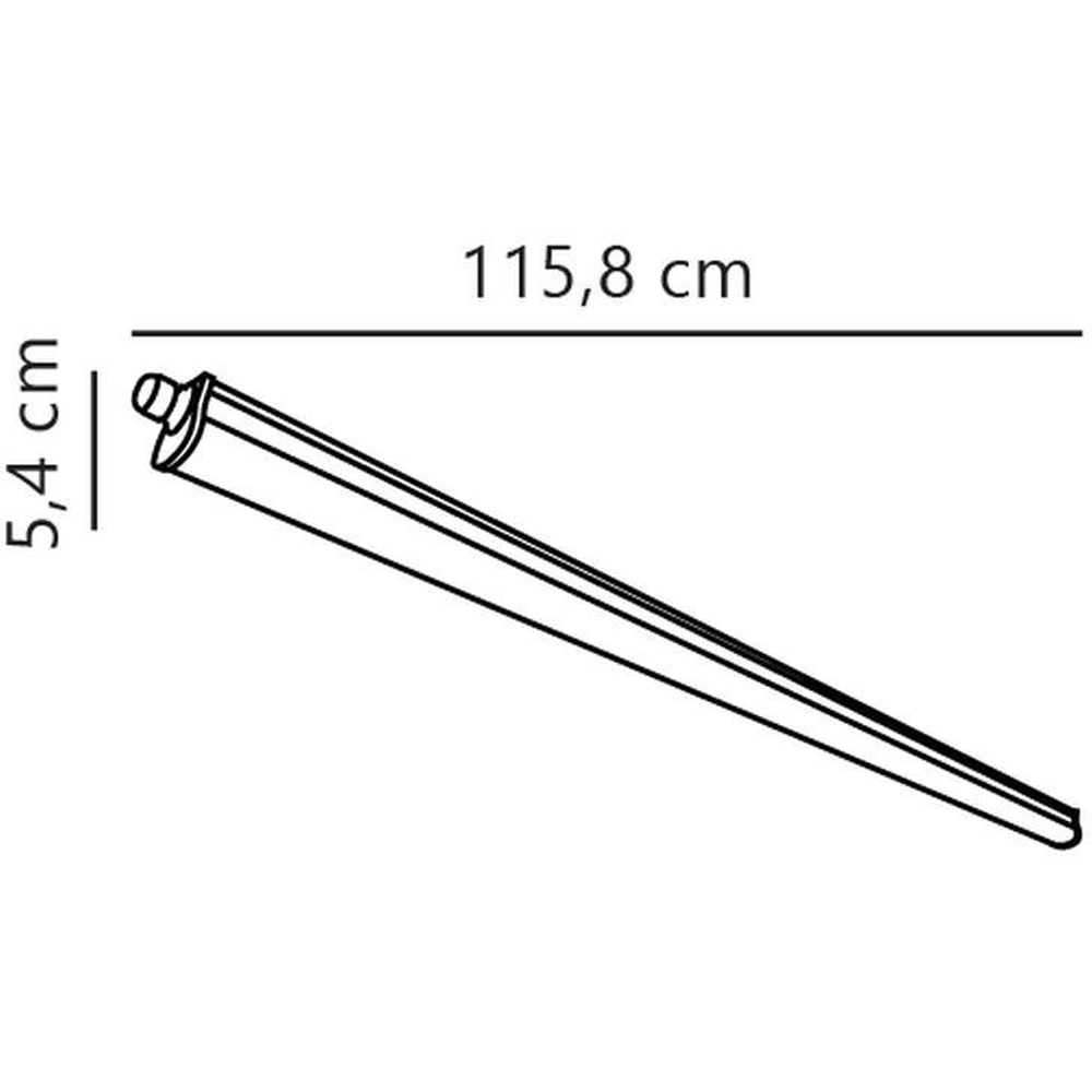 Nordlux Westport 120 Grey Single Light Fixture Image 5