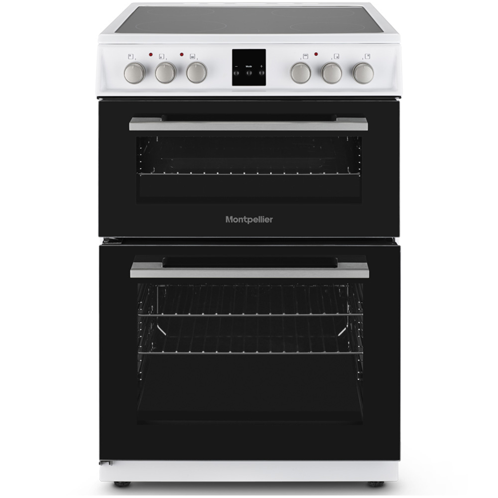 Montpellier MDOC60FW White Wide Ceramic 39L Double Cooker Image 2