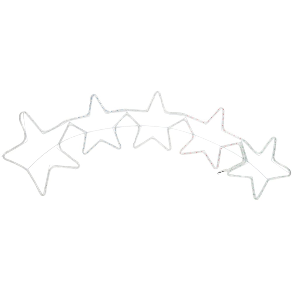 Multicolour Stars Rope Light - Multicolour Image 3