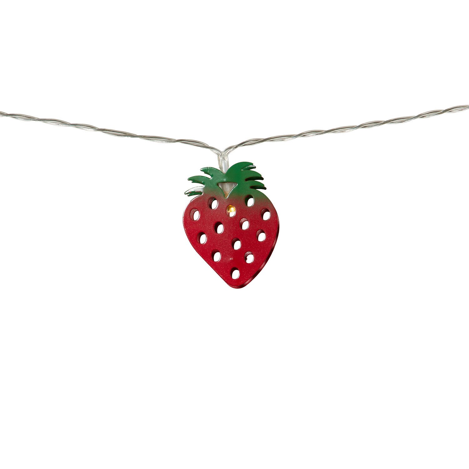 20 LED Strawberry String Light - Red Image 4