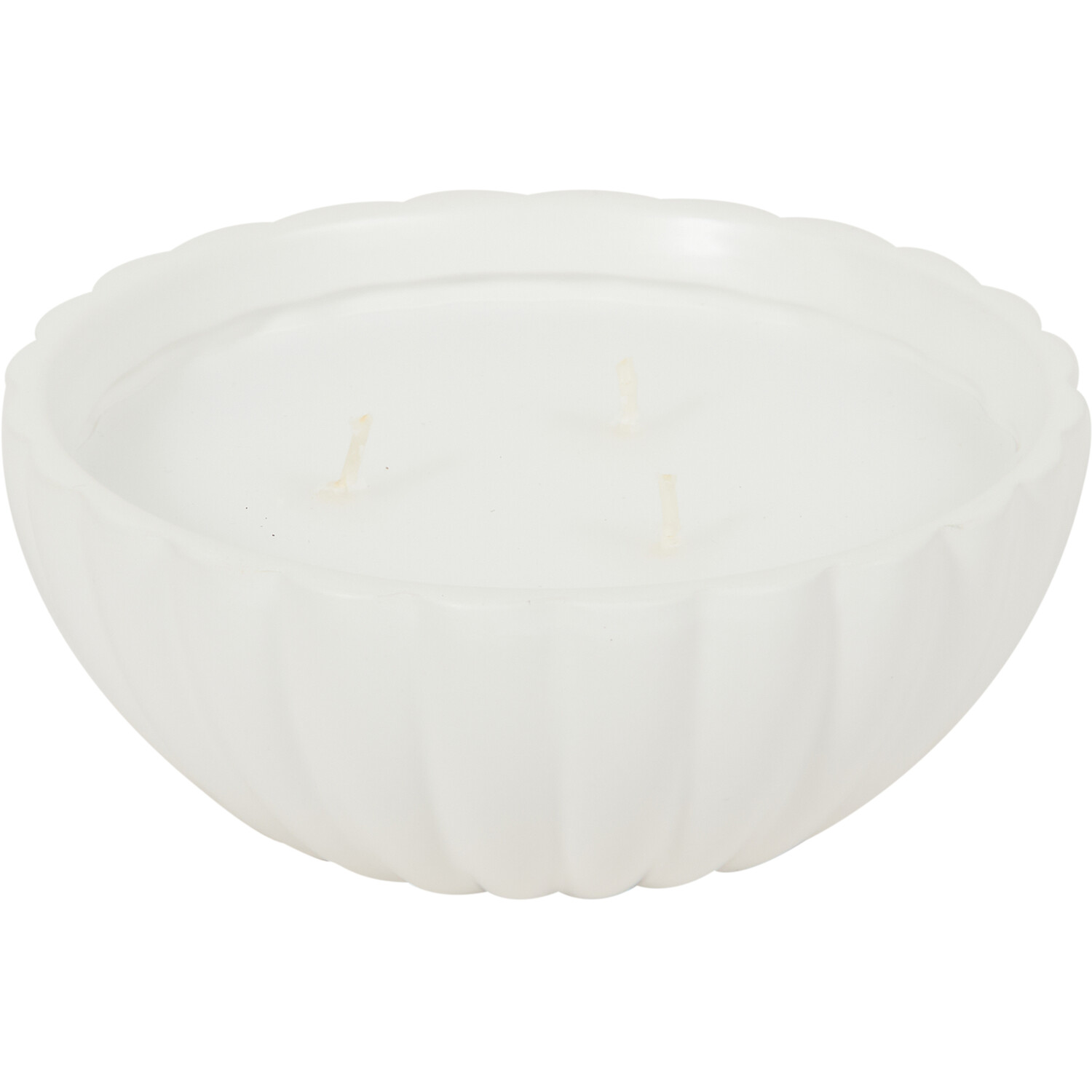 Bourbon Vanilla Ball Candle  - Blue or White Image 2