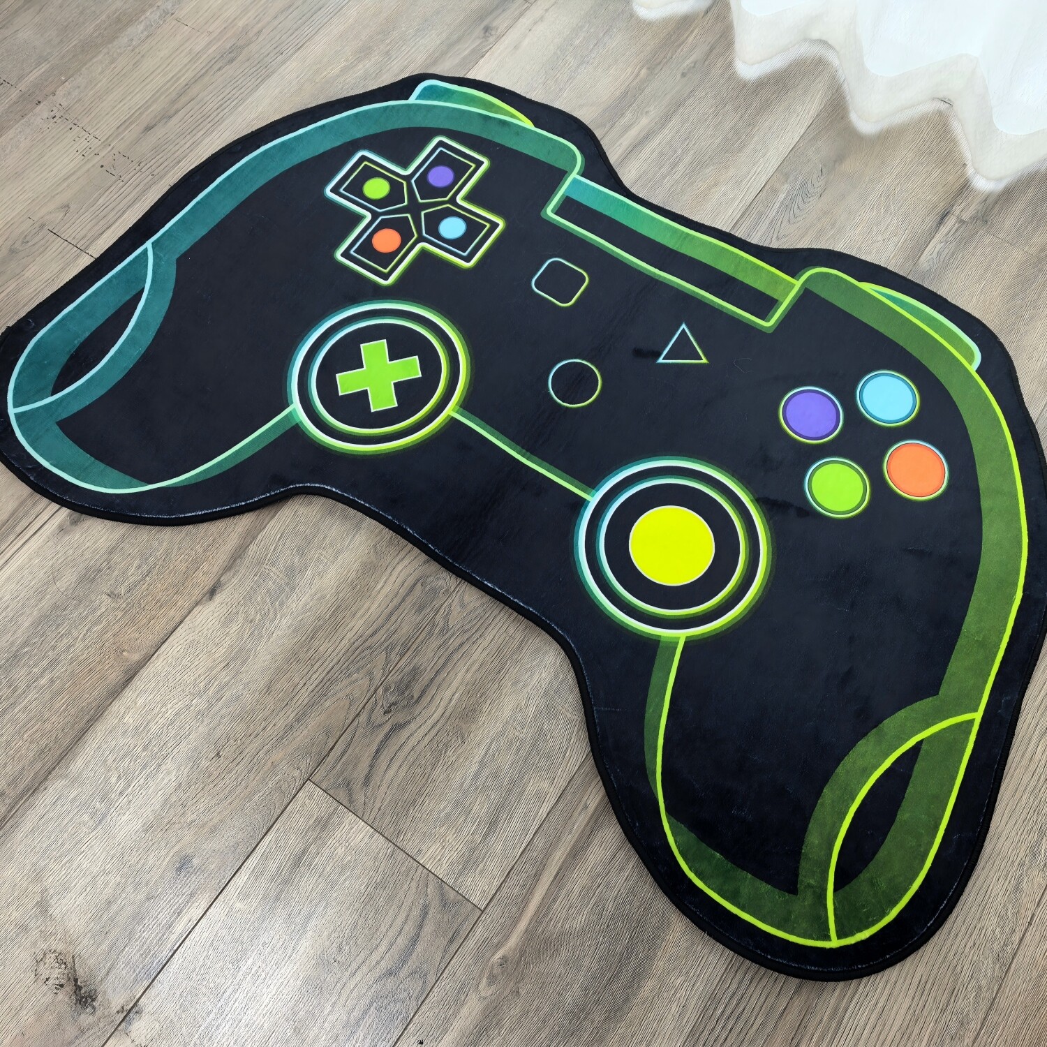 Game Controller Rug Black Image 2