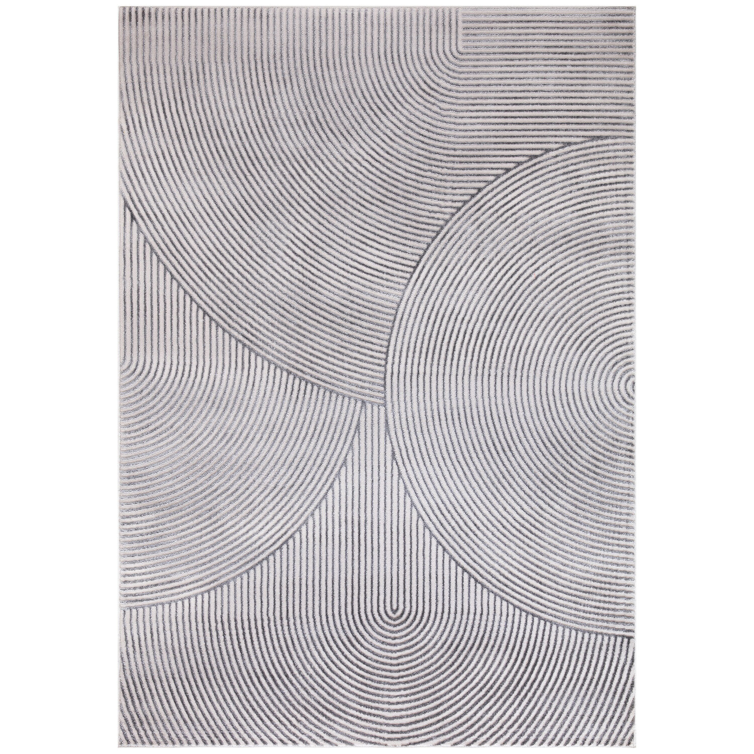 Avery Arch Rug - Charcoal / 160cm Image 1