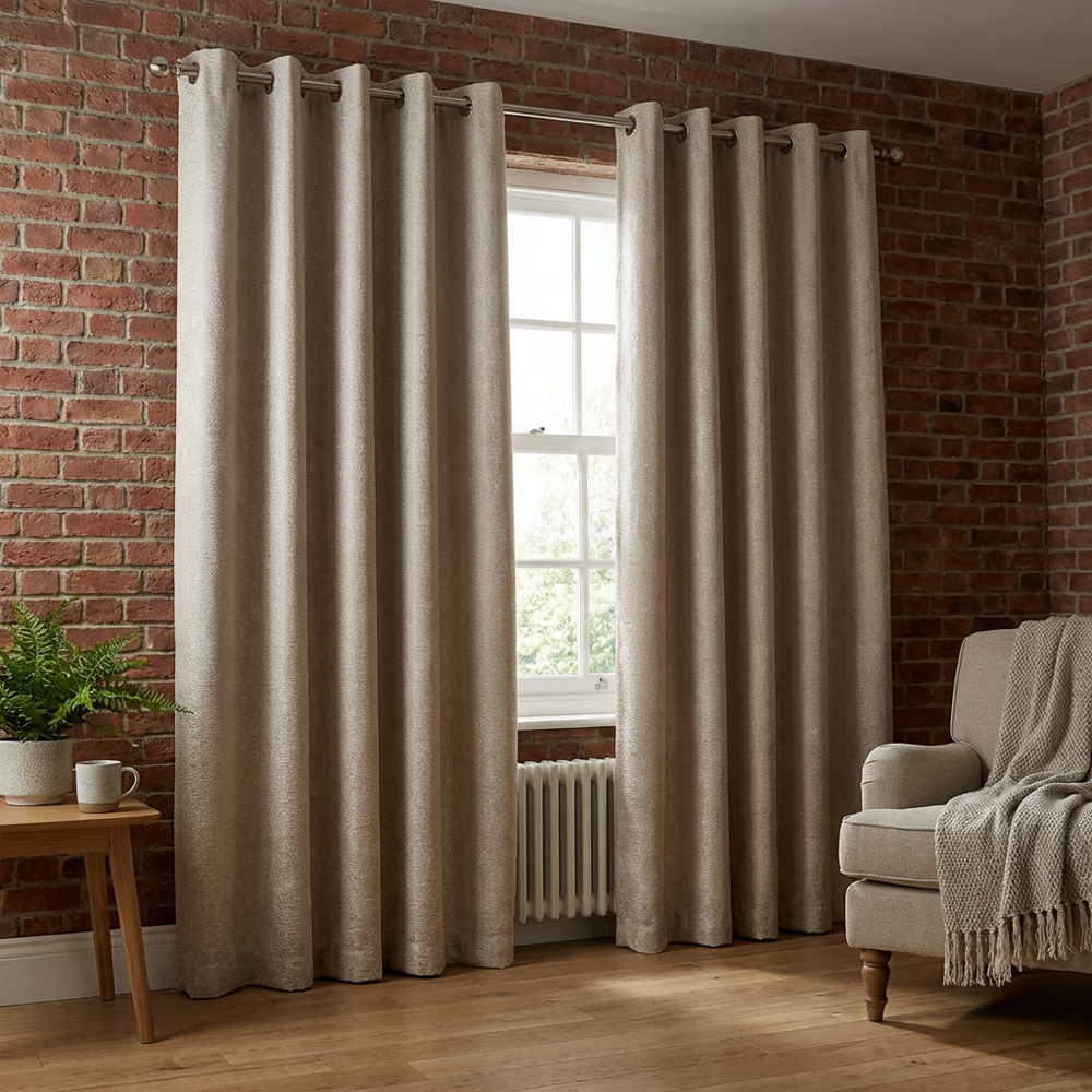 Maison Blackout Curtain Natural 168cm 137cm Image 5