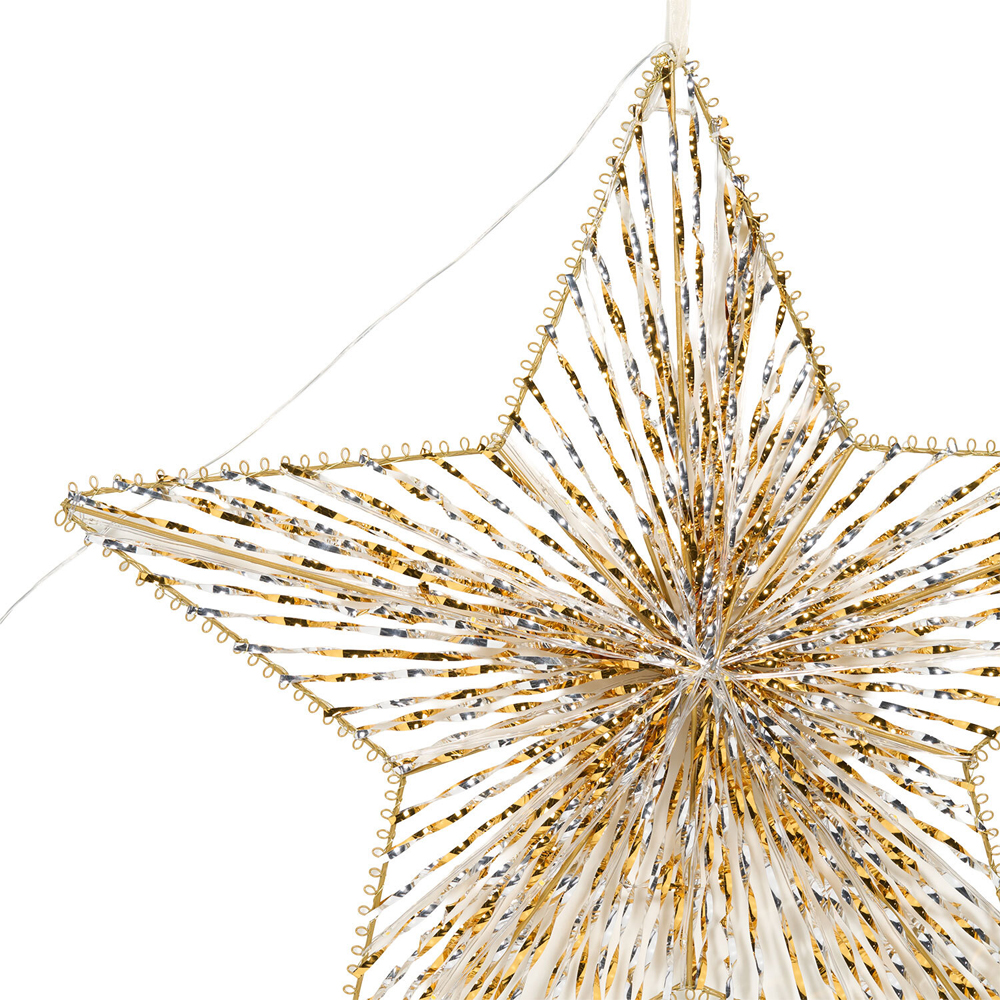 Twinkling Warm White LED Star Image 4