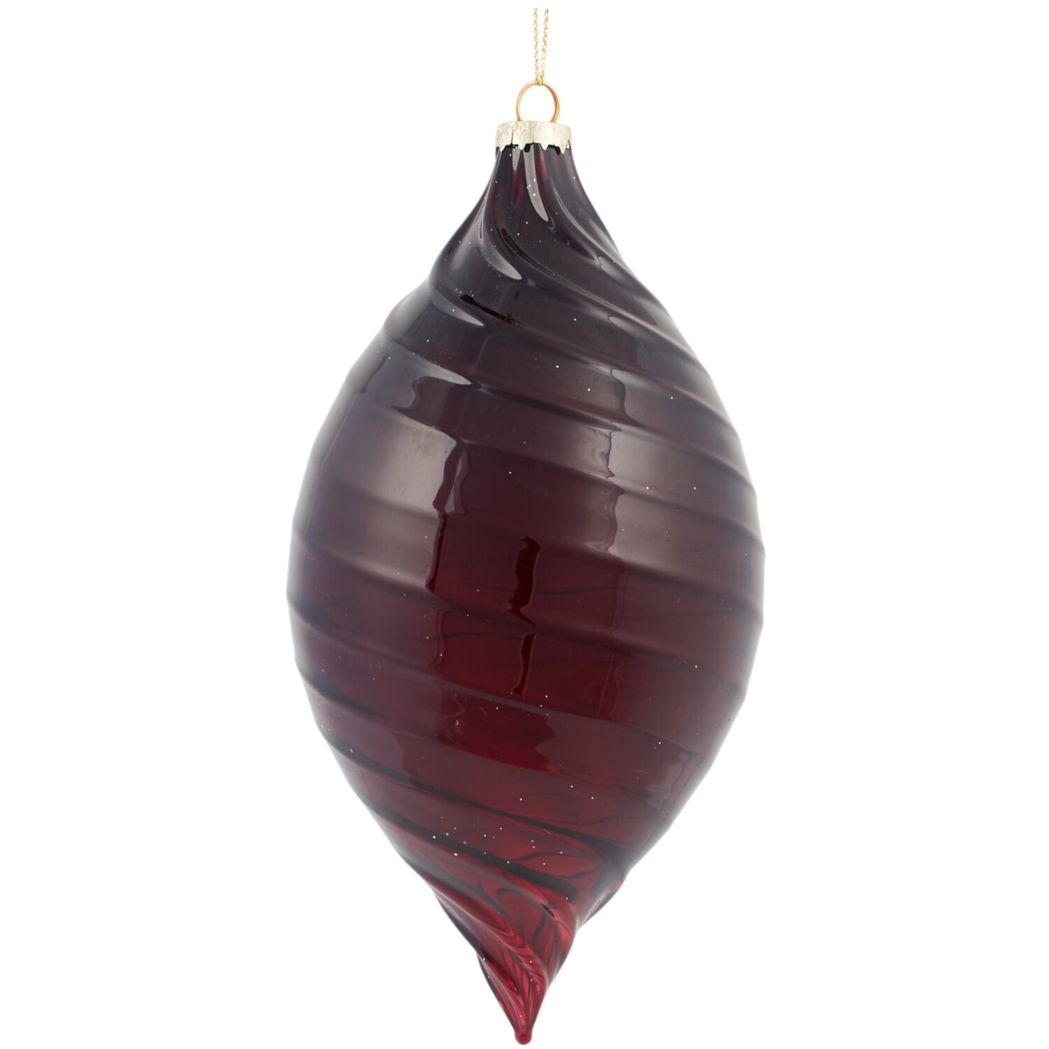 Large Glass DropletPlum Image 1