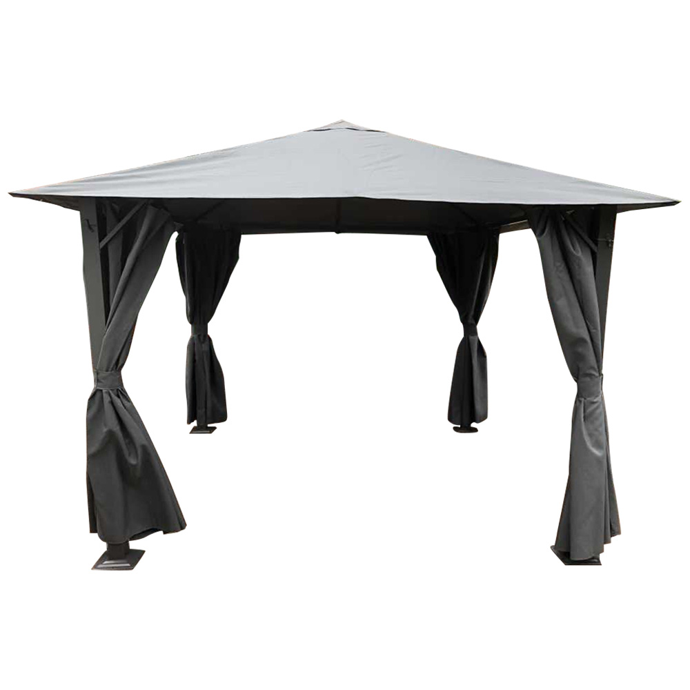 Glendale Highfield 4 x 3m Grey Garden Gazebo Image 2