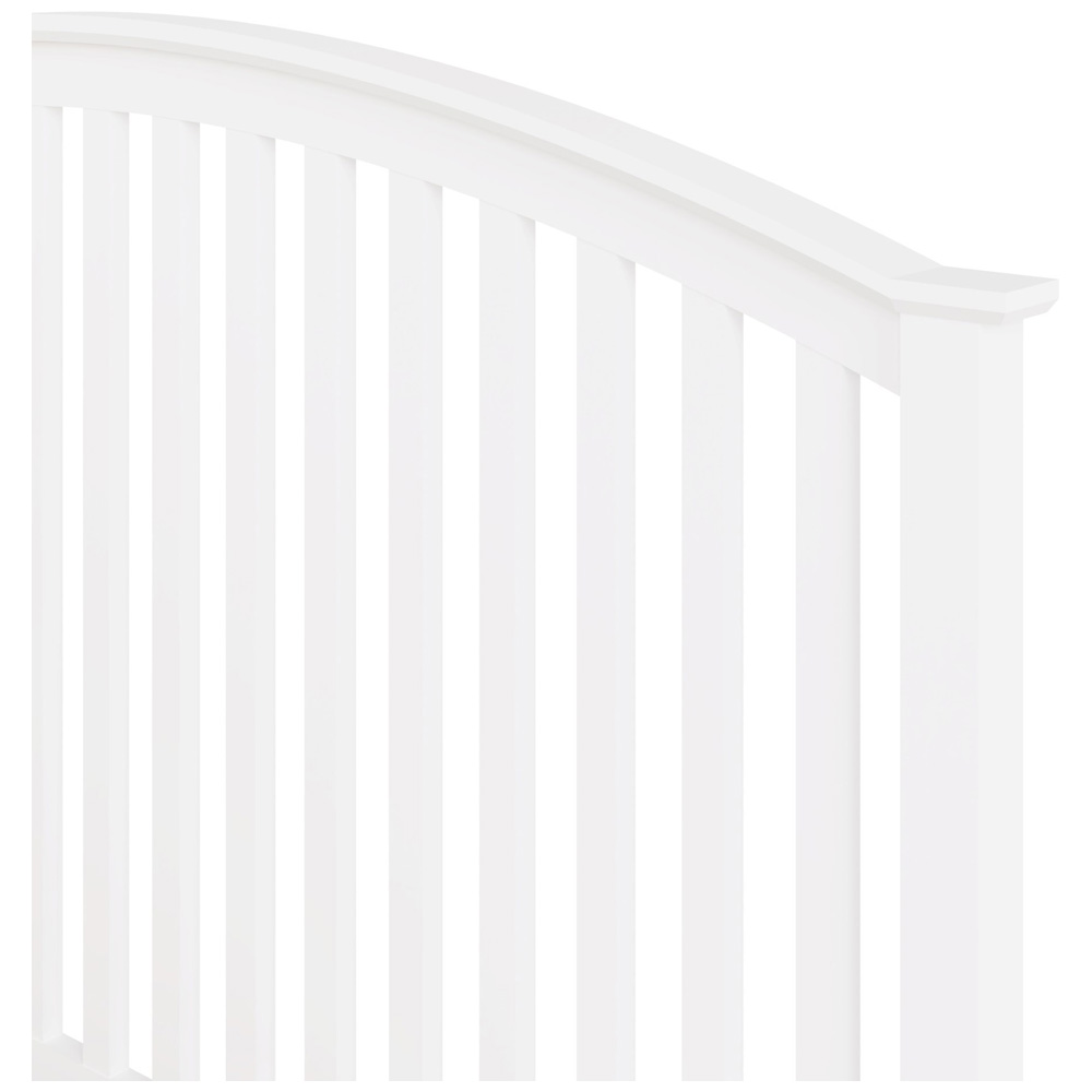GFW Madrid King Size White Wooden Ottoman Bed Image 6