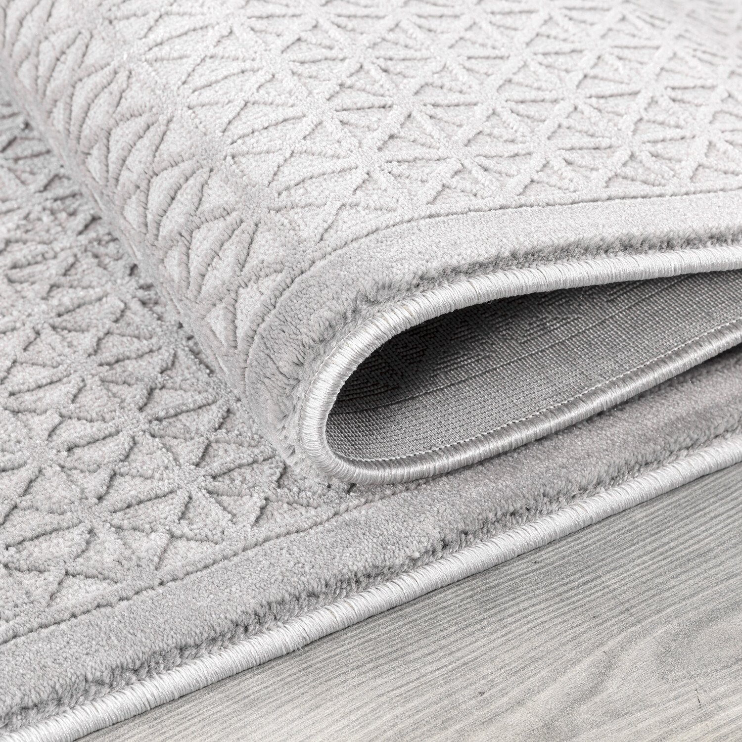 Eden Mosaic Rug - Grey / 120cm Image 3