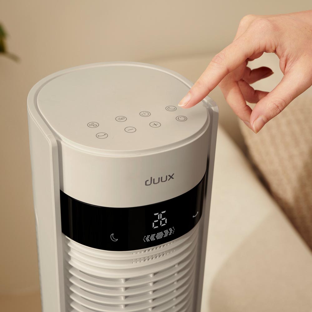 Duux Elevate Stone Smart Tower Fan with Remote Control 43 inch Image 8