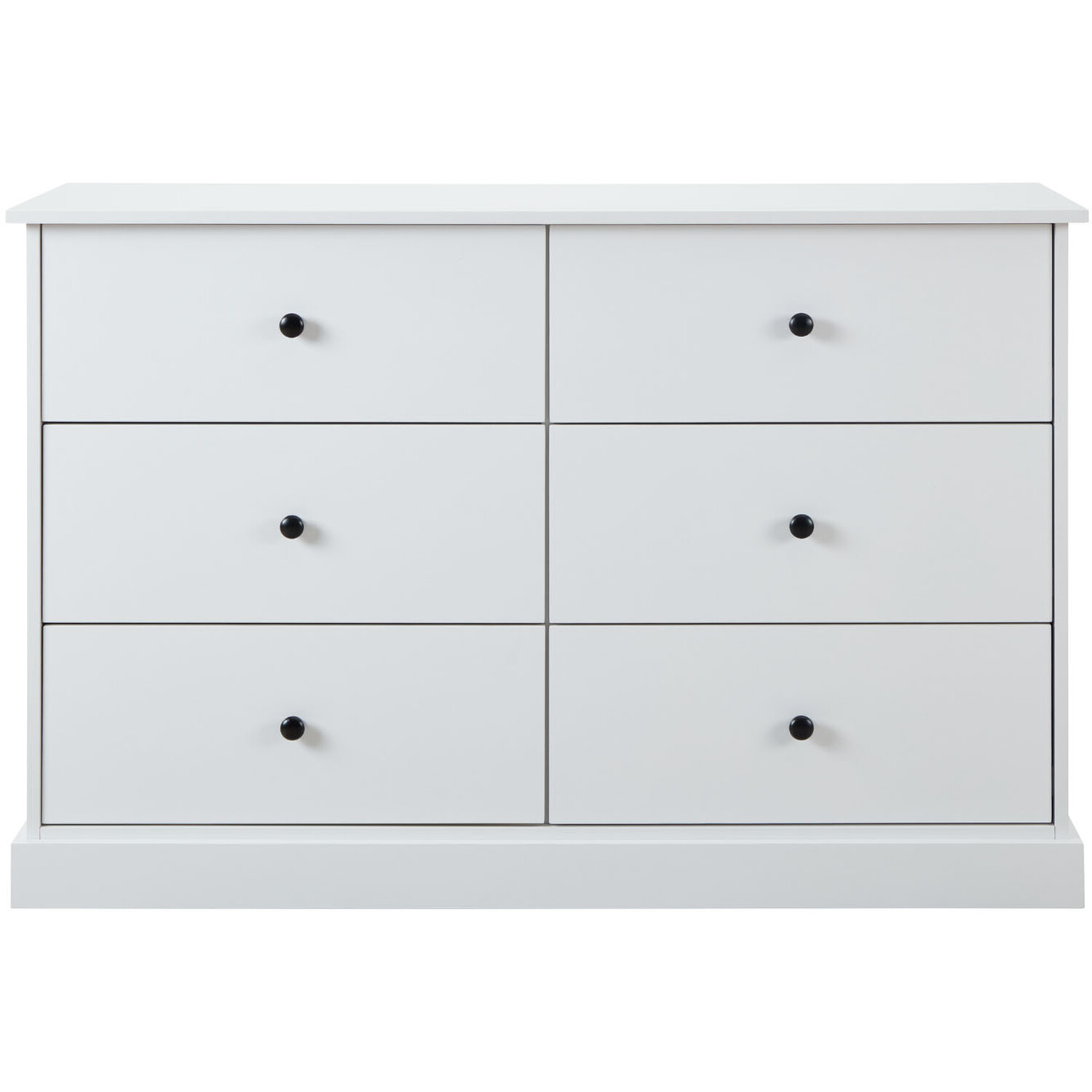 Windsor 6 Drawer White Chest of Drawers Image 2