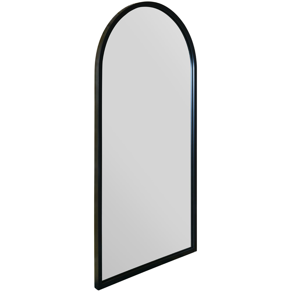 MirrorOutlet The Arcus Black Framed Arched Garden Wall Mirror 120 x 60cm Image 3
