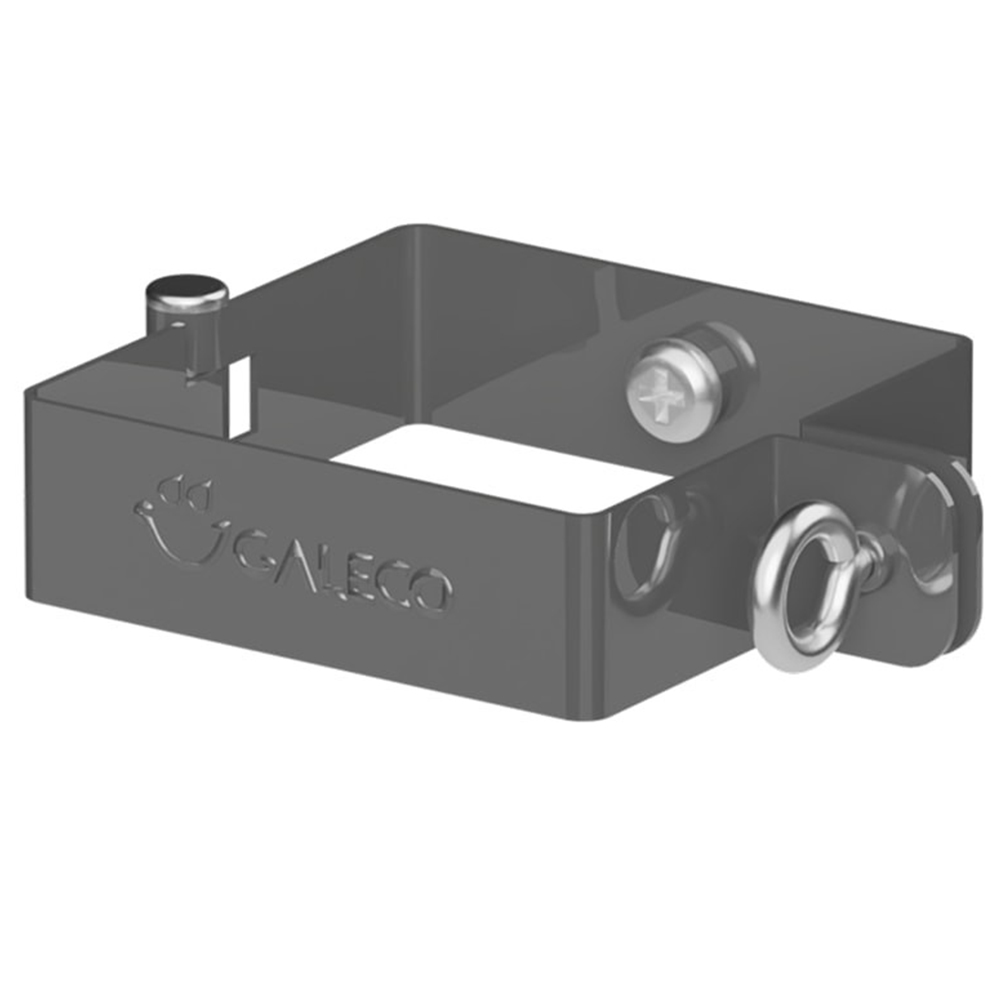 Galeco Square PVC Offset Downpipe Kit Galeco Grey 80mm Image 3