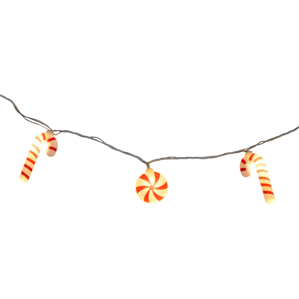 50 LED Christmas Candy String Lights Image 4